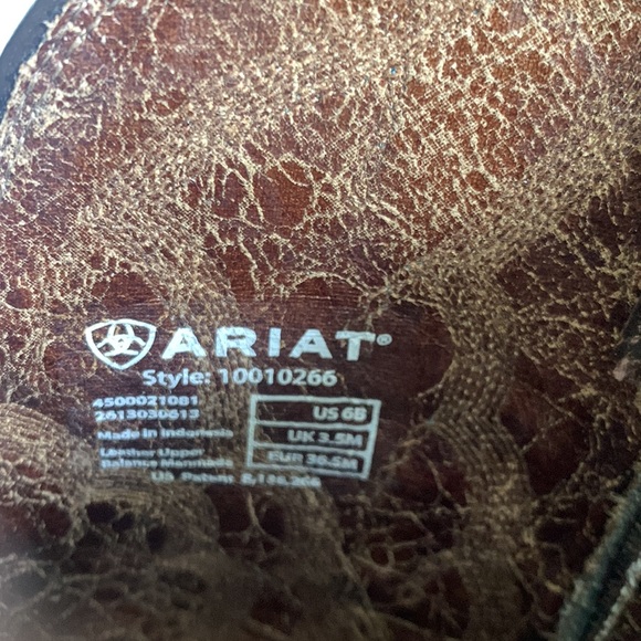 Ariat Women’s Heritage Western R-Toe Boots Sassy Brown 6 - Picture 11 of 11